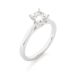 Princess Cut Solitaire Ring