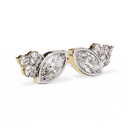 Marquise Bloom Diamond Studs