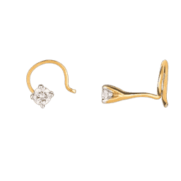 Classic Single Diamond Nose Pin