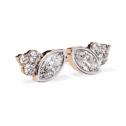 Marquise Bloom Diamond Studs