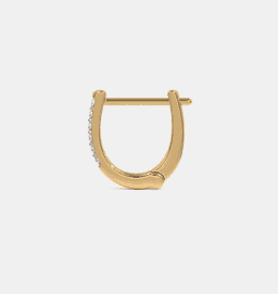 U-Shape Huggie Earrings