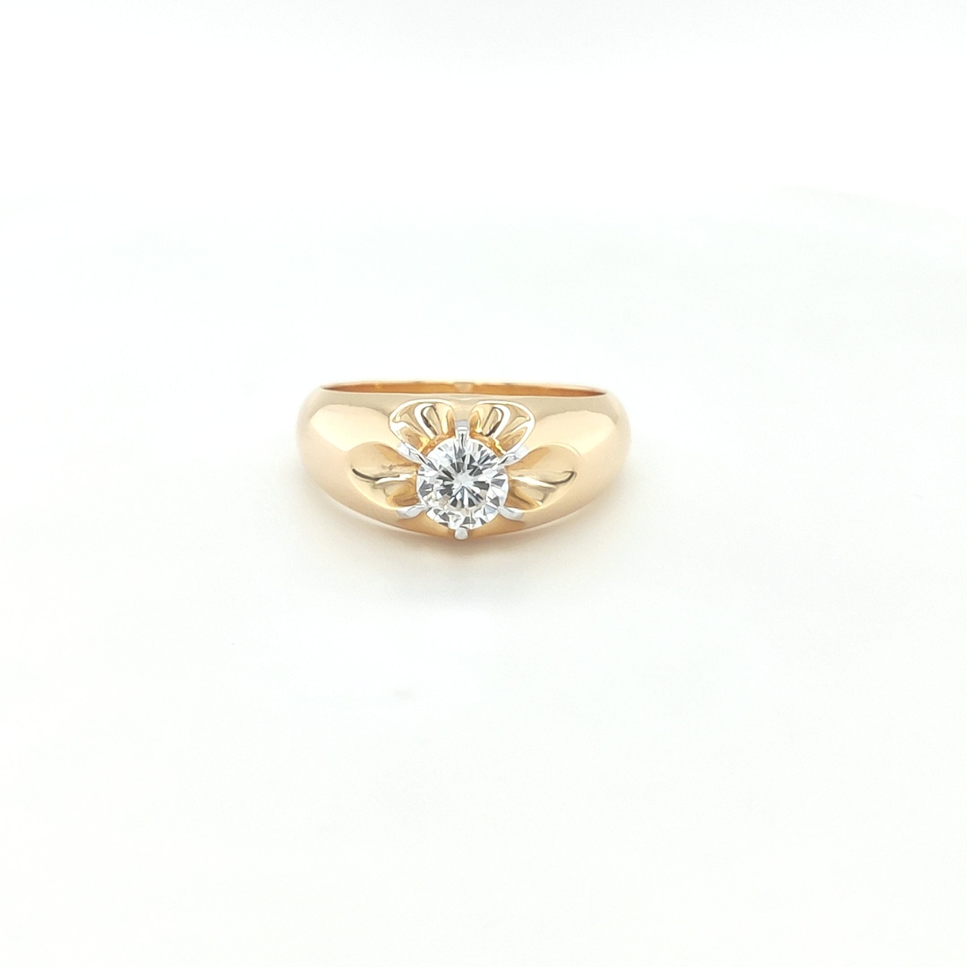 Monarch Solitaire Gents Ring