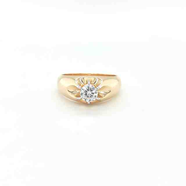 Monarch Solitaire Gents Ring