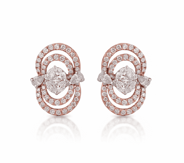 Cluster Swirl Earrings